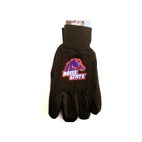 Boise State Gloves - Solid Black - Series24Ever - $3.50 Per Pair - Boise State