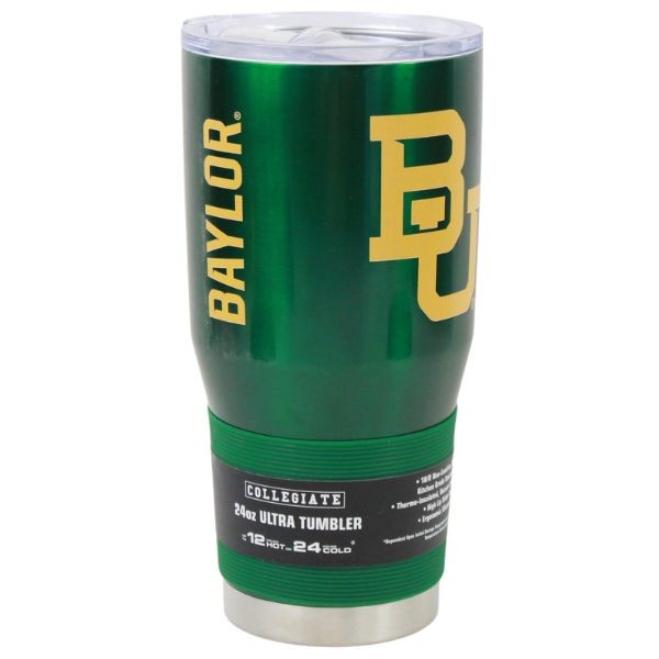 Baylor Bears - 24OZ Ultra Stainless Steel Tumblers - Vacuum Seal - 2 For $15.00 - Baylor Bears
