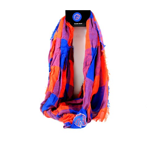 Boise State Infinity Scarves - Buffalo Check Style - 2 For $15.00 - Boise State