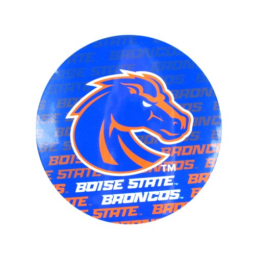 Boise State Magnets - 4" Round Wordmark Style - 12 For $12.00 - Boise State
