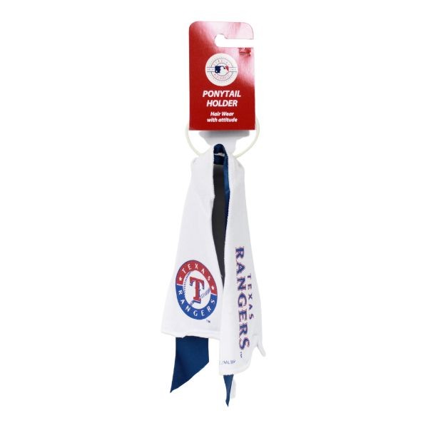 Texas Rangers Hair Accessories - Team Jersey PonyTail Holders - 12 For $18.00 - Wholesale Texas Rangers Products - Rangers Merchandise