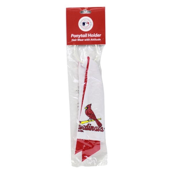 St. Louis Cardinals - Team Jersey PonyTail Holders - 12 For $18.00 - Wholesale St Louis Cardinals Products - Cardinals Merchandise