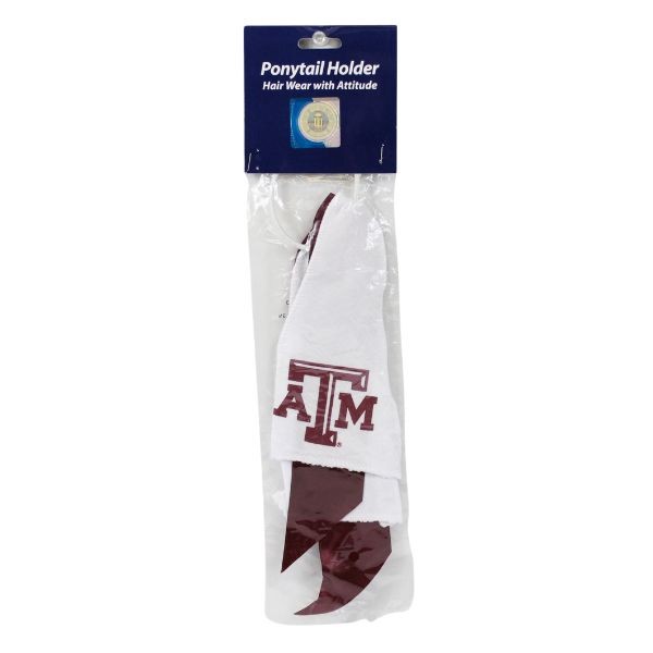 Texas A&M - Team Jersey PonyTail Holders - 12 For $18.00 - Texas A&M
