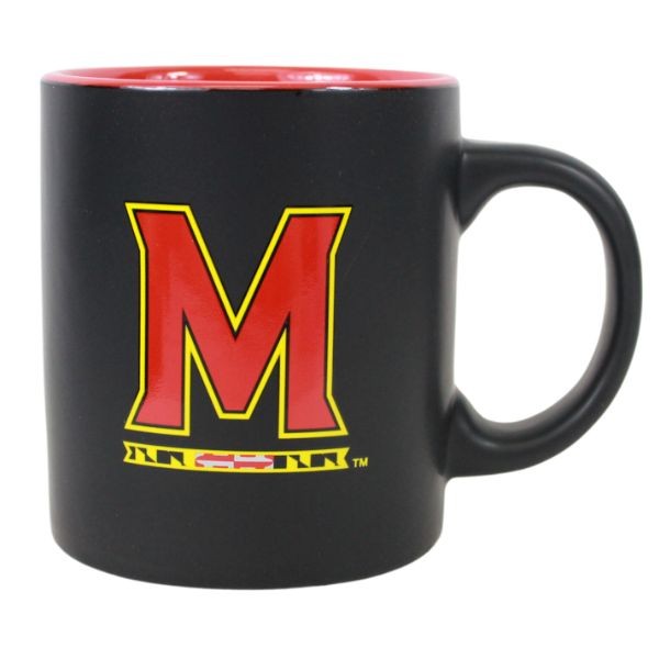 Maryland Terapins Mugs - 14OZ Ceramic 2Tone Black Matte Series - 6 For $30.00 - Maryland Terapins