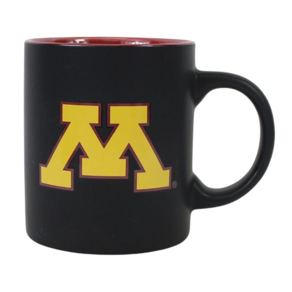 Minnesota Gophers Mugs - 14OZ Ceramic 2Tone Black Matte Series - 6 For $30.00 - Minnesota Gophers