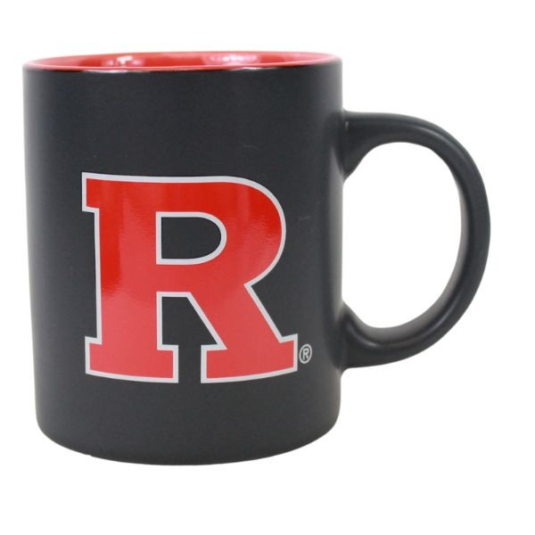 Rutgers University Mugs - 14OZ Ceramic 2Tone Black Matte Series - 6 For $30.00 - Rutgers