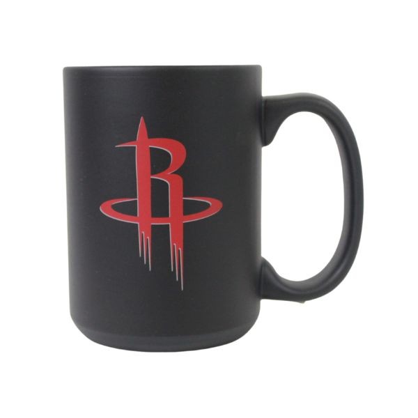 Houston Rockets Coffee Mugs - 15OZ Ceramic Solid Matte Black - 4 For $20.00 - Houston Rockets