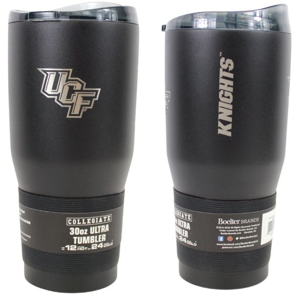 UCF Knights Tumblers - 30OZ PPC Black - Stainless Steel - Vacuum Sealed - 2 For $20.00 - UCF