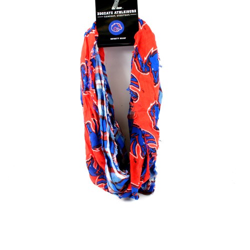 Boise State Scarves - Tartan Logo Infinity Scarves - 12 For $60.00 - Boise State