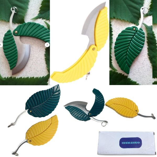 Wholesale Knives - 2.5" Leaf Knives - Colors May Vary - 12 For $30.00