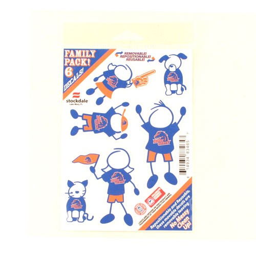 Boise State Stickers - Family Decals - 12 Sets For $30.00 - Boise State
