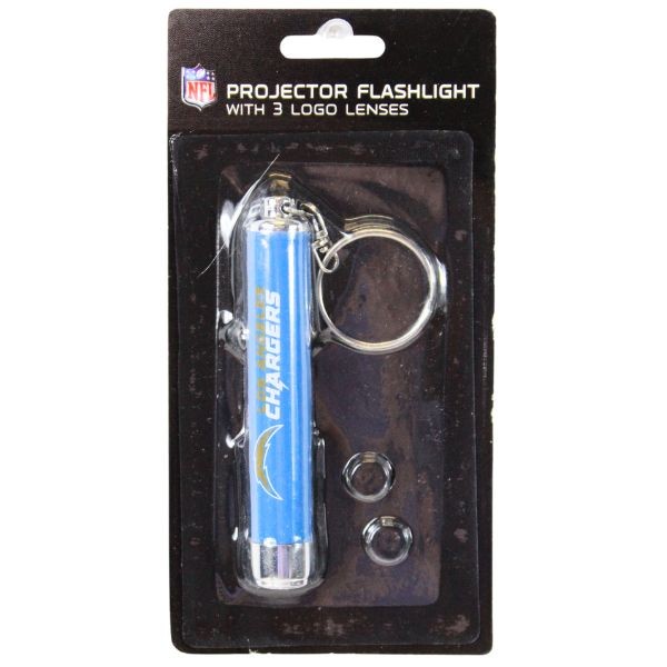 Los Angeles Chargers Projectors - Keychain - 3 Logo Lenses Included - 12 For $18.00 - Wholesale Los Angeles Chargers Products - Chargers Merchandise 2