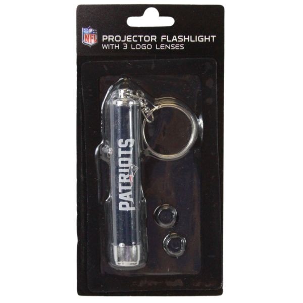 New England Patriots Projectors - Keychain - 3 Logo Lenses Included - 12 For $18.00 - Wholesale New England Patriots - Patriots Merchandise