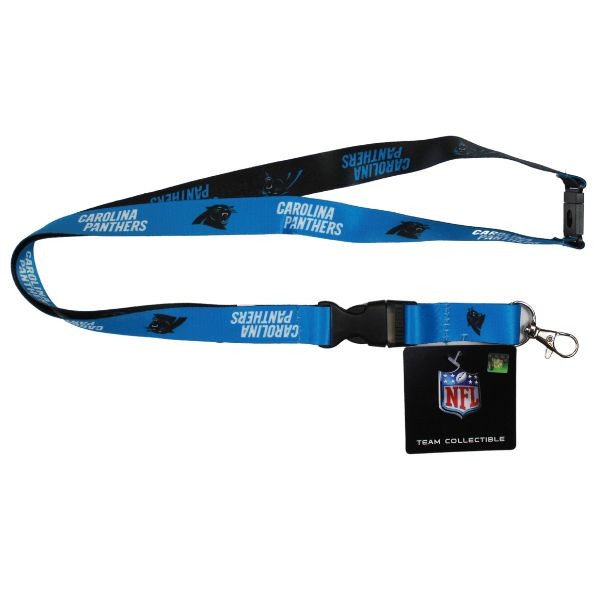 Carolina Panthers Lanyards - Mojo Style - 2Sided - 6 For $18.00 - Wholesale Carolina Panthers Products - Carolina Football 2
