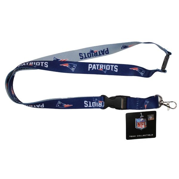 New England Patriots Lanyards - Mojo Style - 2Sided - 6 For $18.00 - Wholesale New England Patriots - Patriots Merchandise