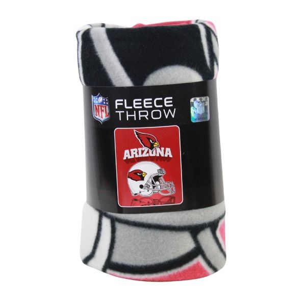 Arizona Cardinals Blankets - 50"x60" Fleece - GridIron Style - 2 For $18.00