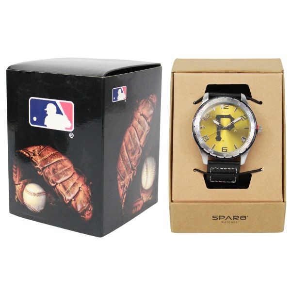Pittsburgh Pirates Watches - Gambit Style - May Need Batteries - 4 For $20.00 - Wholesale Pittsburgh Pirates Products - Pirates Merchandise