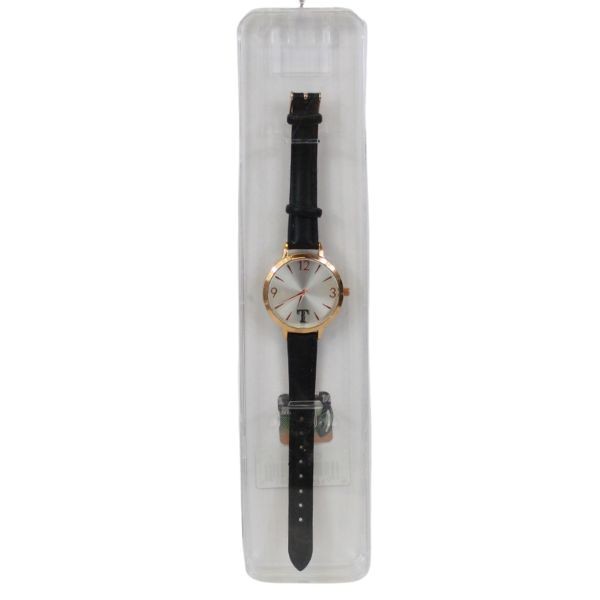Texas Rangers Watches - Ladies Black Strap Field Day - May Need Batteries - 4 For $20.00 - Wholesale Texas Rangers Products - Rangers Merchandise