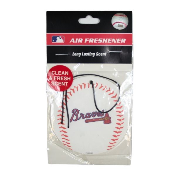 Atlanta Braves Air Freshener - Baseball Style - 24 For $24.00 - Wholesale Atlanta Braves Product - Braves Merchandise 2
