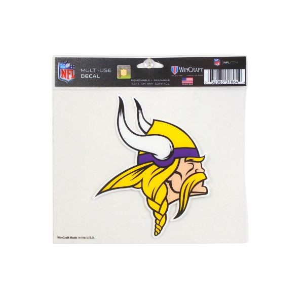 Minnesota Vikings Decals - Multi Use Style - 12 For $24.00 - Wholesale Minnesota Vikings Products - Vikings Merchandise 2