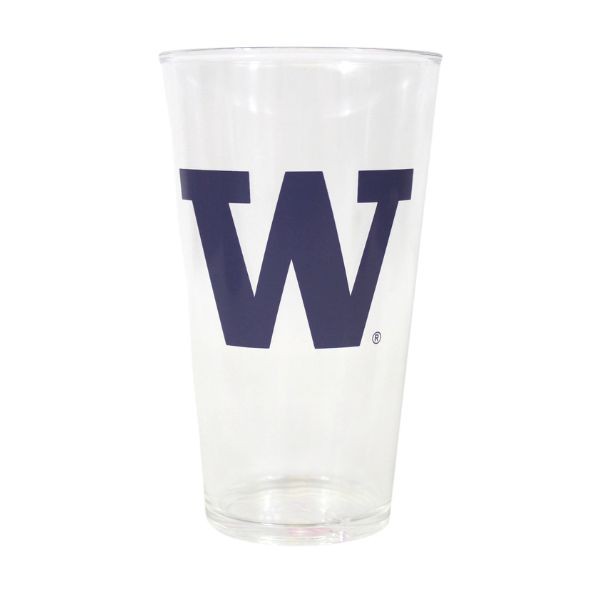 Washington Huskies Tumblers - 16OZ Clear Acrylic Tumblers - 24 For $24.00 - Washington Huskies