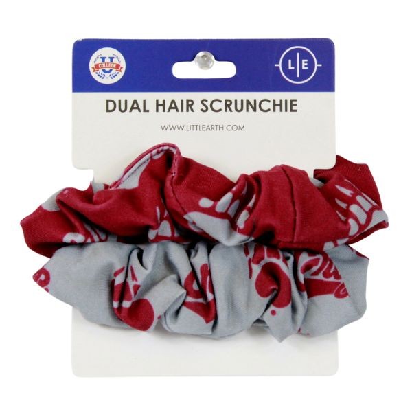 Montana Grizzlies Hair Accessories - Dual Hair Scrunchies - 12 For $18.00 - Montana Grizzlies