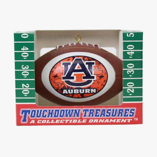 Auburn Tigers Ornaments - Onfield Football Style - 6 For $21.00 - Auburn