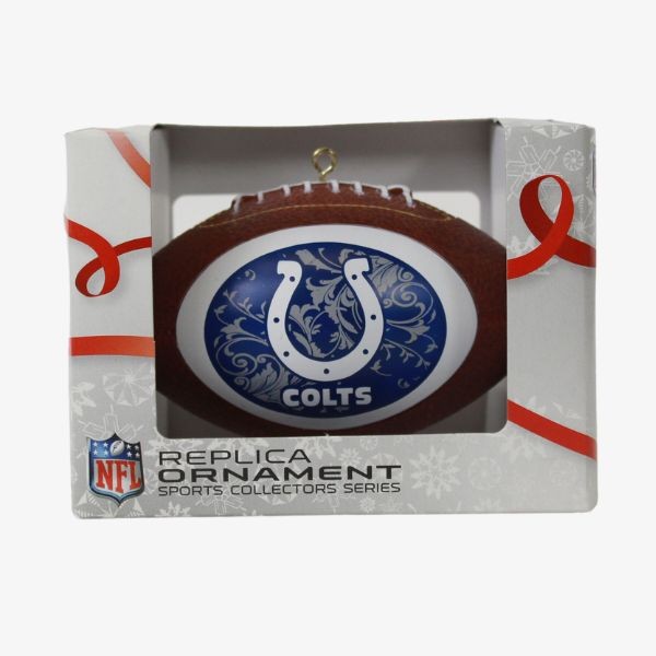 Indianapolis Colts Ornaments - Onfield Football Style - 6 For $21.00 - Wholesale Indianapolis Colts Products - Colts Merchandise 2