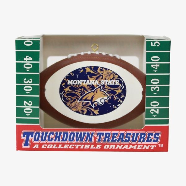 Montana State Bobcats Ornaments - Onfield Football Style - 6 For $21.00 - Montana State