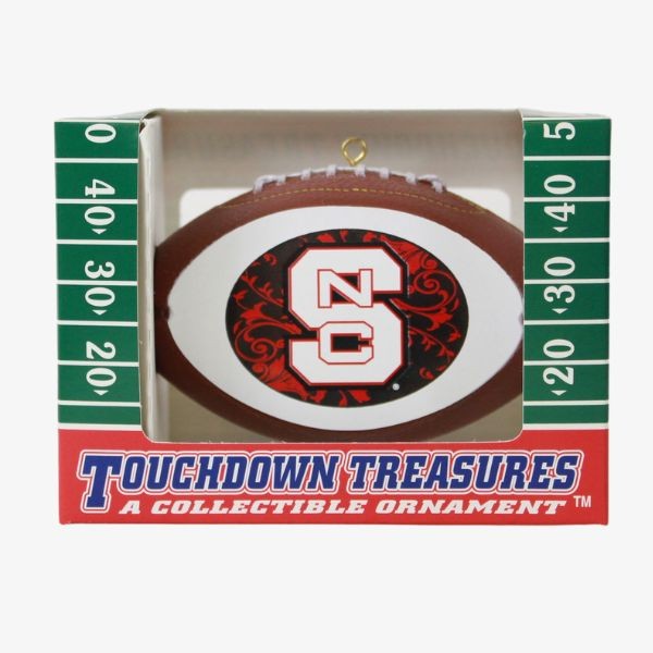 NC State Wolfpack Ornaments - Onfield Football Style - 6 For $21.00 - NC State