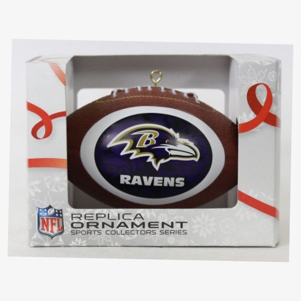 Baltimore Ravens Ornaments - Onfield Football Style - 6 For $21.00 - Wholesale Baltimore Ravens Products - Baltimore Football