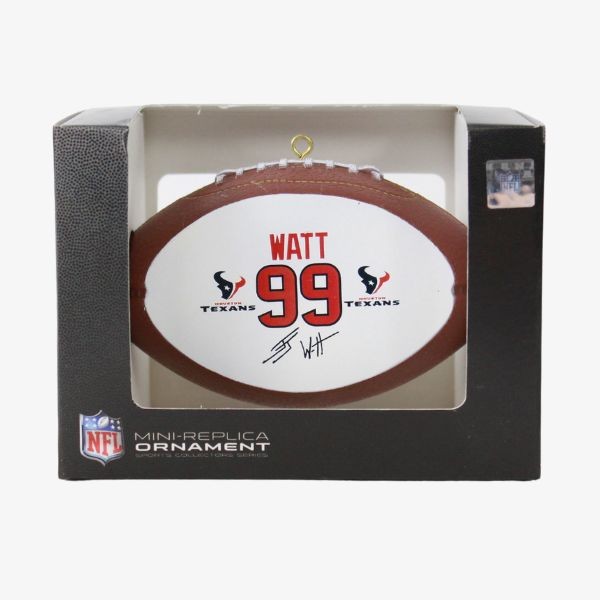Houston Texans Ornaments - JJ WATT #99 Team Onfield Football Style - 6 For $21.00 - Wholesale Houston Texans Products - Texans Merchandise 2