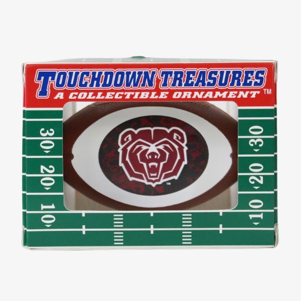 Missouri State Bears Ornaments - Onfield Football Style - 6 For $21.00 - Missouri State