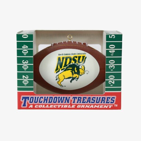 NDSU Bisons Ornaments - Onfield Football Style - 6 For $21.00 - North Dakota State