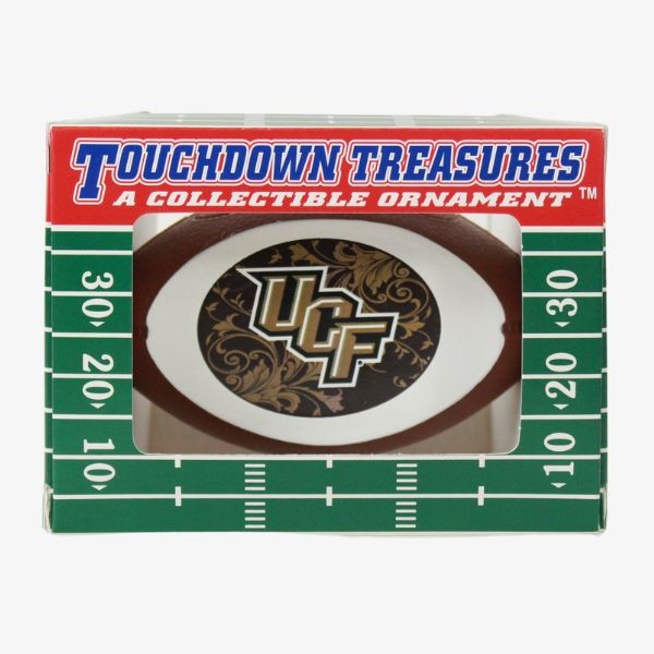 University Central Florida Knights Ornaments - Onfield Football Style - 6 For $21.00 - UCF