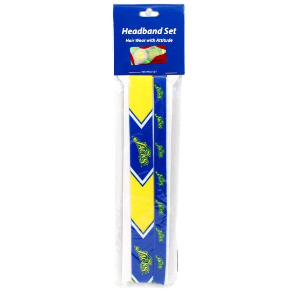 SDSU Jackrabbits Hair Accessories - 2PC Set Team Headbands - 12 Sets For $18.00 - South Dakota State Jack Rabbits