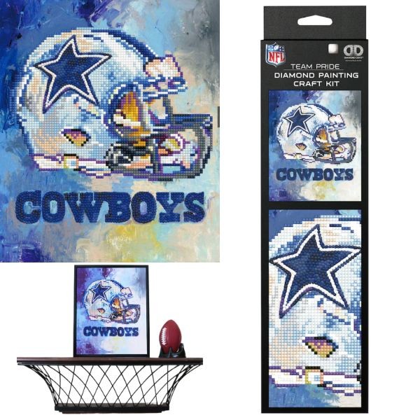 Dallas Cowboys Craft Kit - Diamond Art Craft Kit - 2 For $15.00 - Wholesale Dallas Cowboys Product - Cowboys Merchandise 2