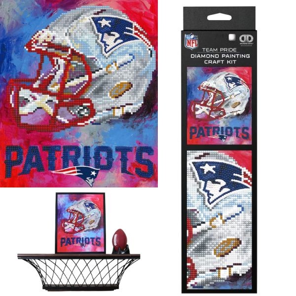 New England Patriots Craft Kit - Diamond Art Craft Kit - 2 For $15.00 - Wholesale New England Patriots - Patriots Merchandise