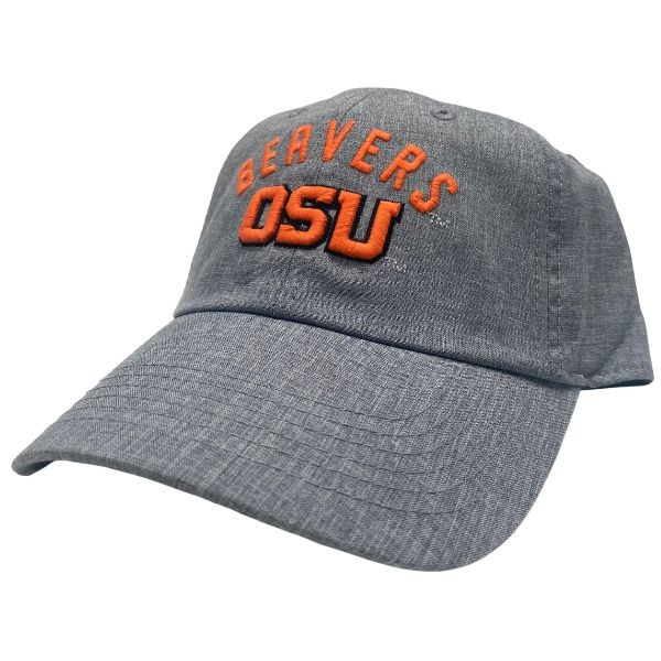 Oregon State Beavers Caps - Solid Gray Embroidered Filed Caps - 5 For $20.00 - Oregon State Beavers