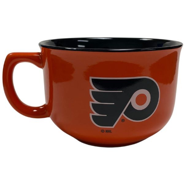 Philadelphia Flyers Mugs - FLT Style 32OZ Ceramic Bowl Mug - 4 For $26.00 - Philadelphia Flyers