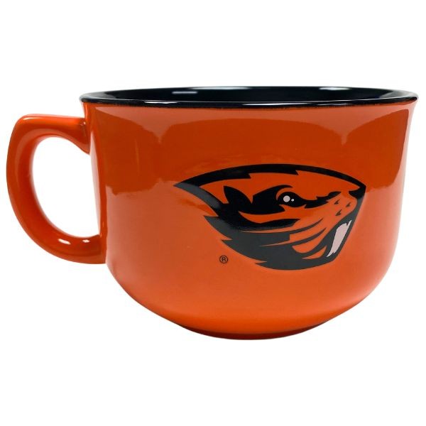 Oregon State Beavers Mugs - HOME Style 32OZ Ceramic Bowl Mugs - 4 For $26.00 - Oregon State Beavers