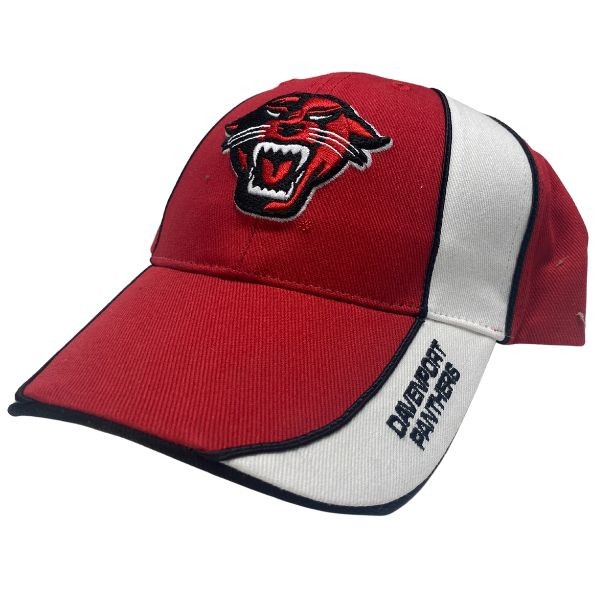 Davenport Panthers Caps - White Mesh Striper Caps - 12 For $30.00 - Iowa State