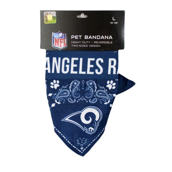 Los Angeles Rams Pet Bandanas - Styles, Colors and Sizes May Vary - 12 For $18.00 - Wholesale Los Angeles Rams Products - Rams Merchandise 2