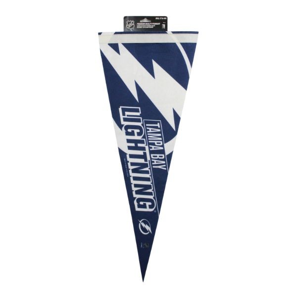 Tampa Bay Lightning Pennants - 30" Roll N Go Team Pennants - 12 For $30.00 - Tampa Bay Lightning