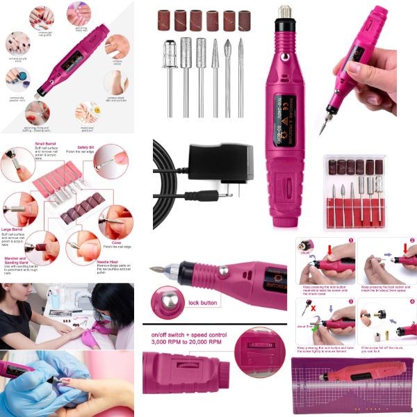 Professional Nail Kit - Full Salon Electronic Nail Kit - 2 Kits For $15.00