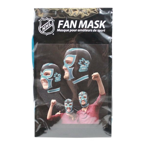 San Jose Sharks Masks - Libre Style Team Fan Masks - 5 For $20.00 - San Jose Sharks