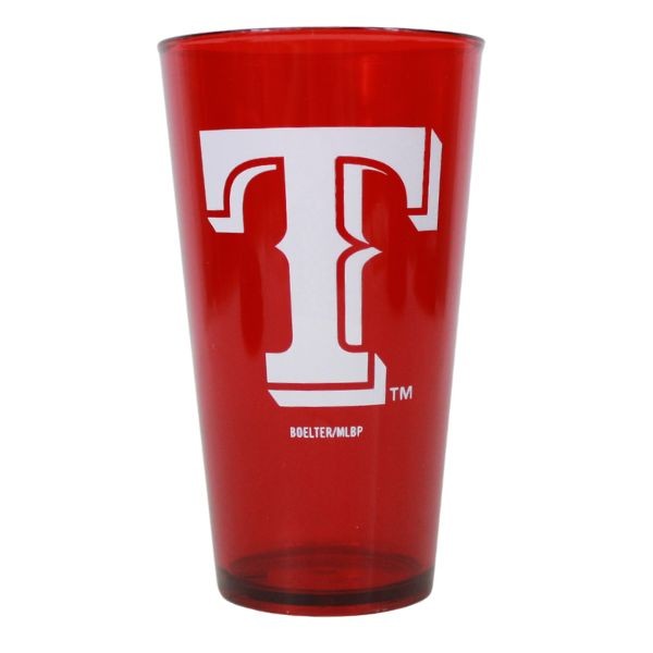 Texas Rangers Tumblers - Red 16OZ Acrylic Team Tumblers - 24 For $24.00 - Wholesale Texas Rangers Products - Rangers Merchandise