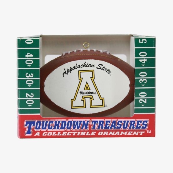 App State Mountaineers Ornaments - Football Style - 6 For $21.00 - Wholesale Carolina Panthers Products - Carolina Football