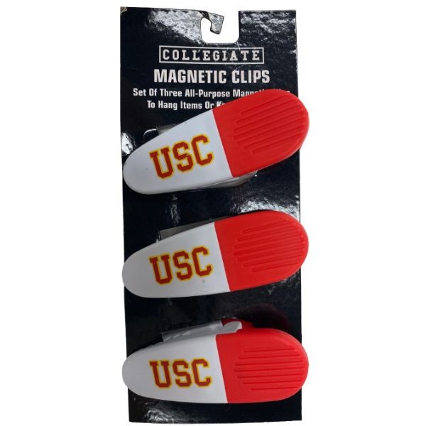 USC Trojans Clips - 3Pack Magnetic Heavyweight Clips - 6 Packs For $18.00 - USC Trojans