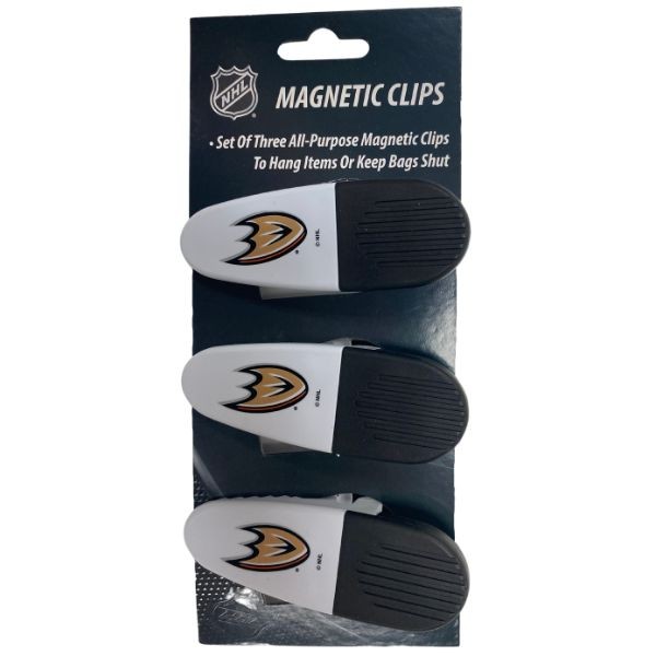 Anaheim Ducks Clips - 3Pack Magnetic Heavyweight Clips - 6 Packs For $18.00 - Anaheim Ducks